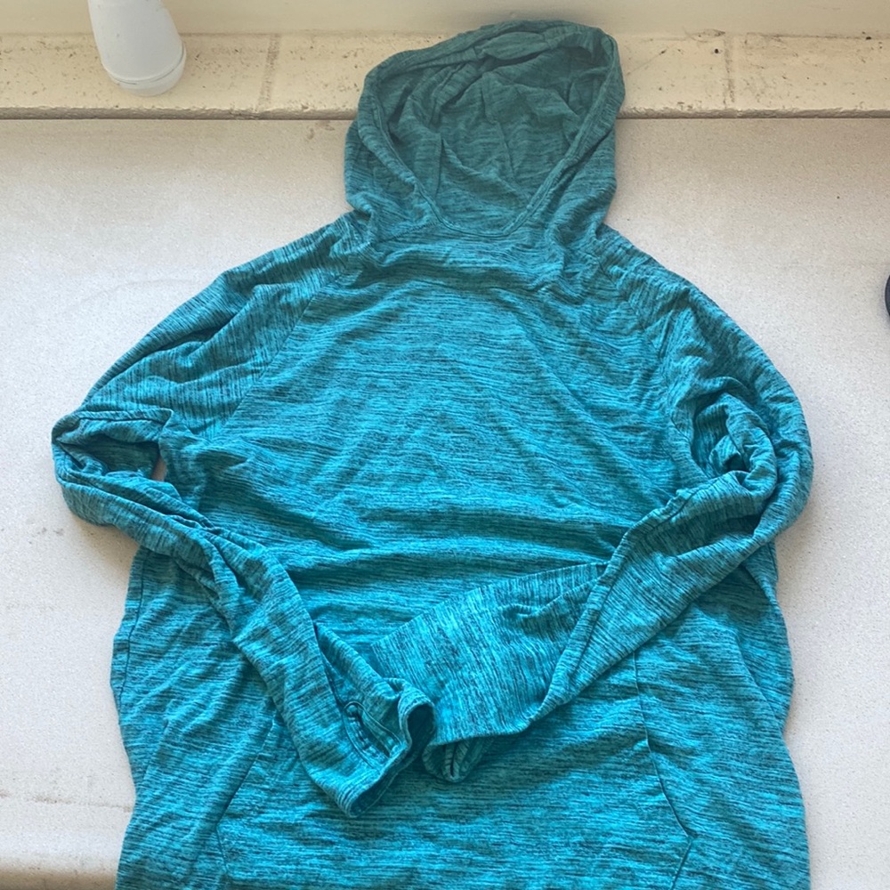 Long sleeved pullover hoodie